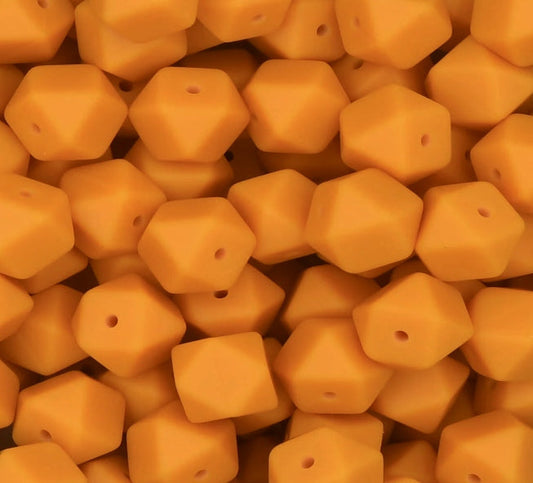 14MM HEXAGON PUMPKIN #97 (1ct)