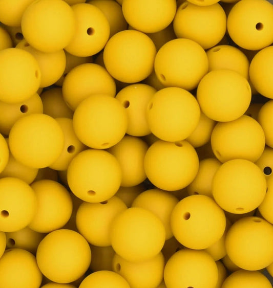 #55 AMBER 15MM SOLID (1ct)