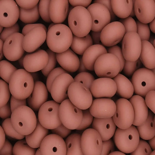 14MM ABACUS BEAD REDWOOD #79