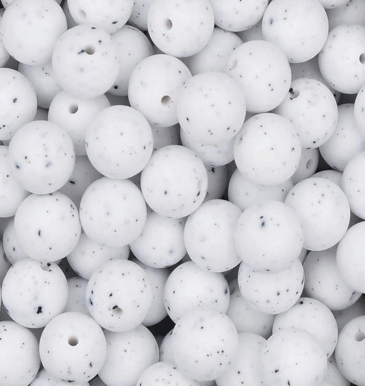 #64 SPECKLED EGG 15MM SOLID (1ct)