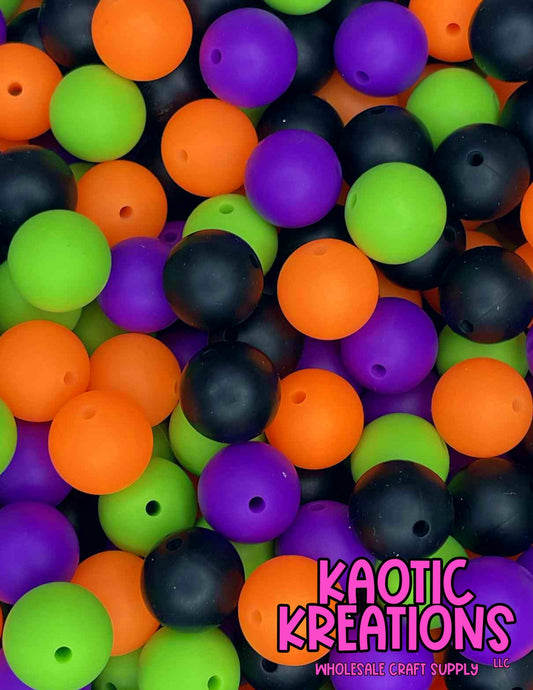 SOLID SILICONE BEAD MIX S13 (40ct)