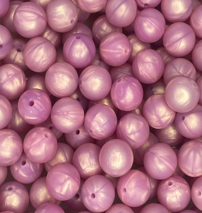 #65 PINK MARBLE 15MM SOLID (1ct)