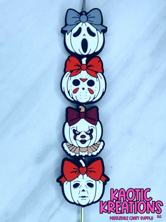 PUMPKIN FACE SILICONE FOCAL (1ct)