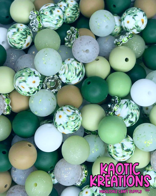 *KAELANN'S KREATION* SILICONE BEAD MIX #11 (40ct)