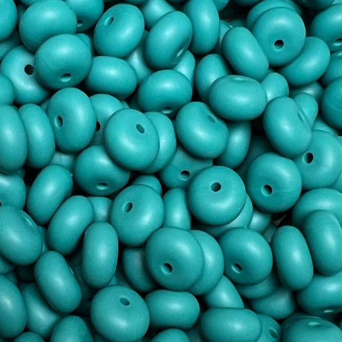 14MM ABACUS BEAD SEAWEED #28