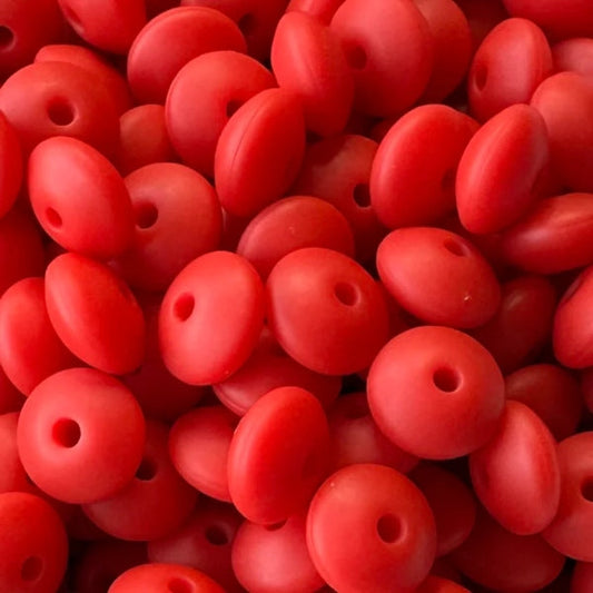 #90 12MM LENTIL CHERRY BOMB (1ct)