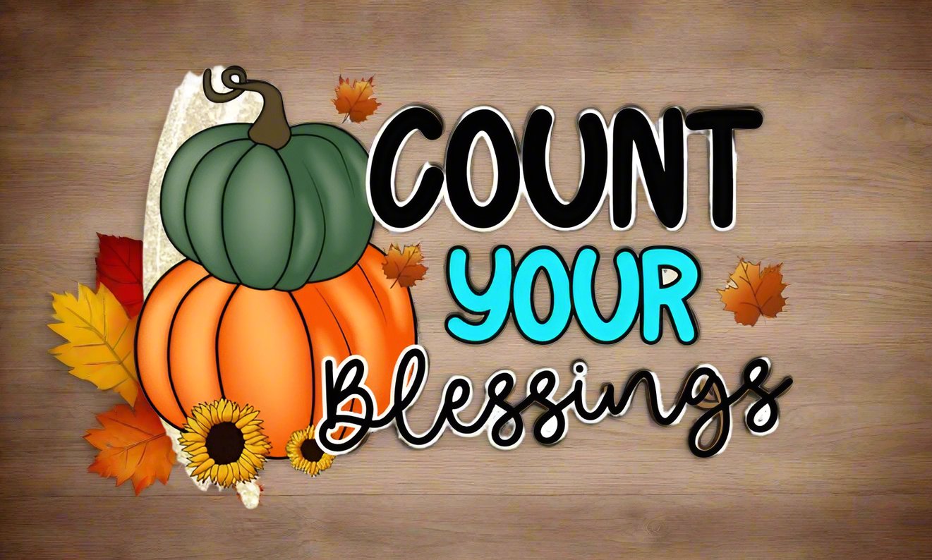 COUNT YOUR BLESSINGS ~ 20 oz TUMBLER