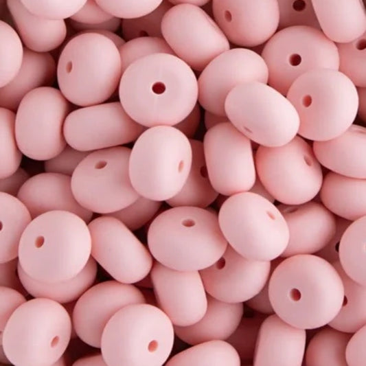 14MM ABACUS BEAD PINK LEMONADE #87