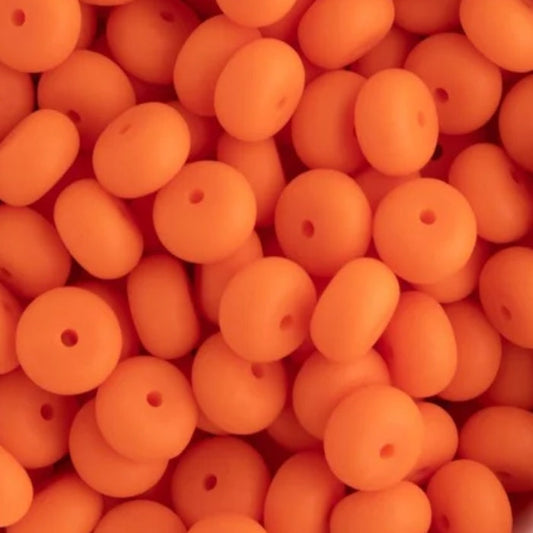 14MM ABACUS BEAD TANGERINE #37