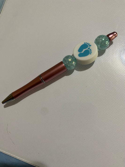 Baby footprints (blue)