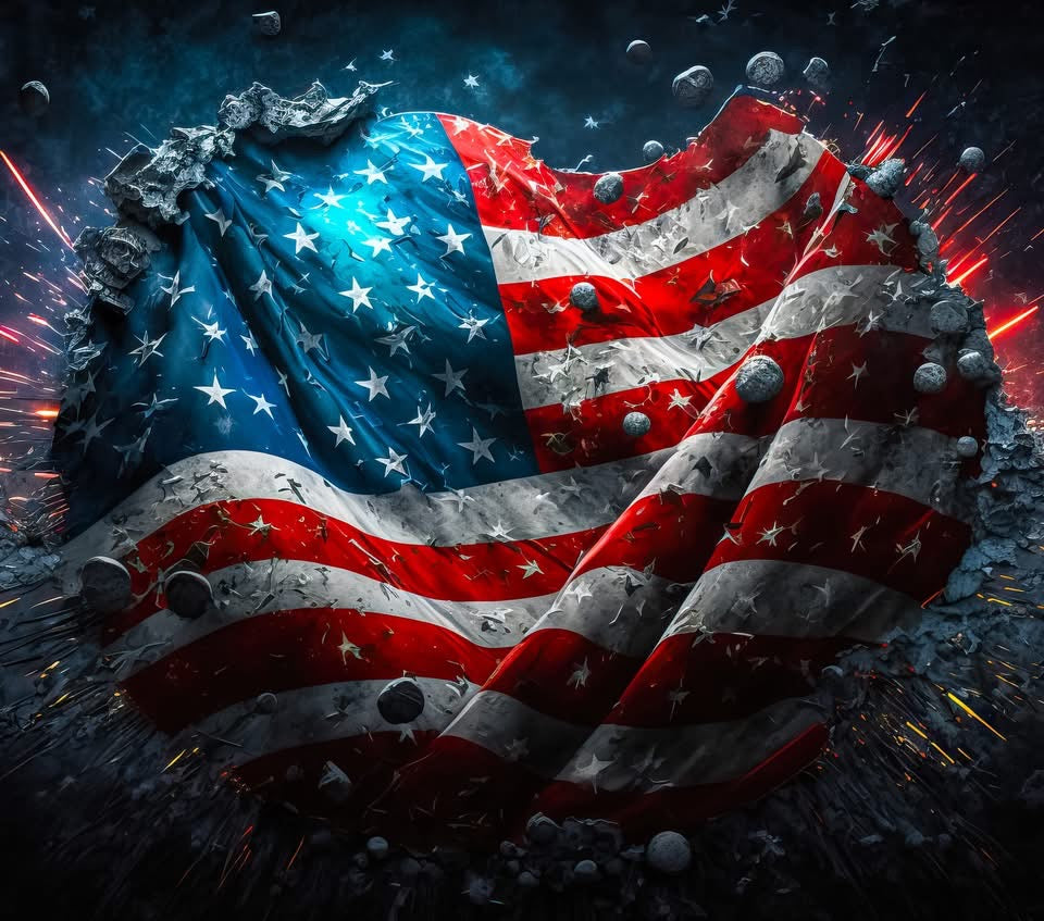 20 oz Tumbler - American Flag - 3