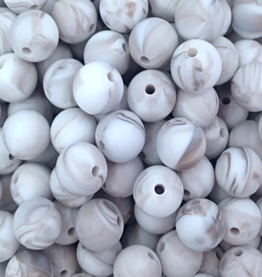 #69 MOCHA MARBLE 15MM SOLID (1ct)