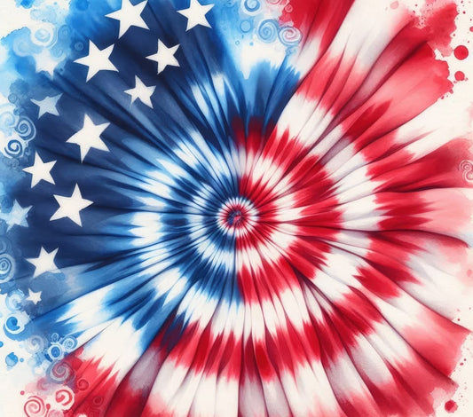 20 oz Tumbler - Flag Burst