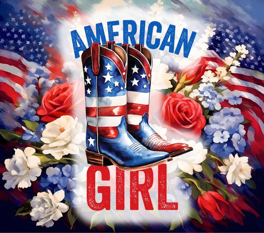 20 oz Tumbler - American Girl