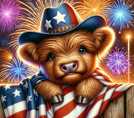 20 oz Tumbler - Highland Cow - 6