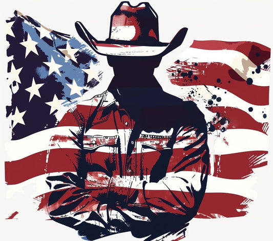 20 oz Tumbler - American Cowboy - 2