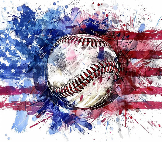 20 oz Tumbler - American Baseball