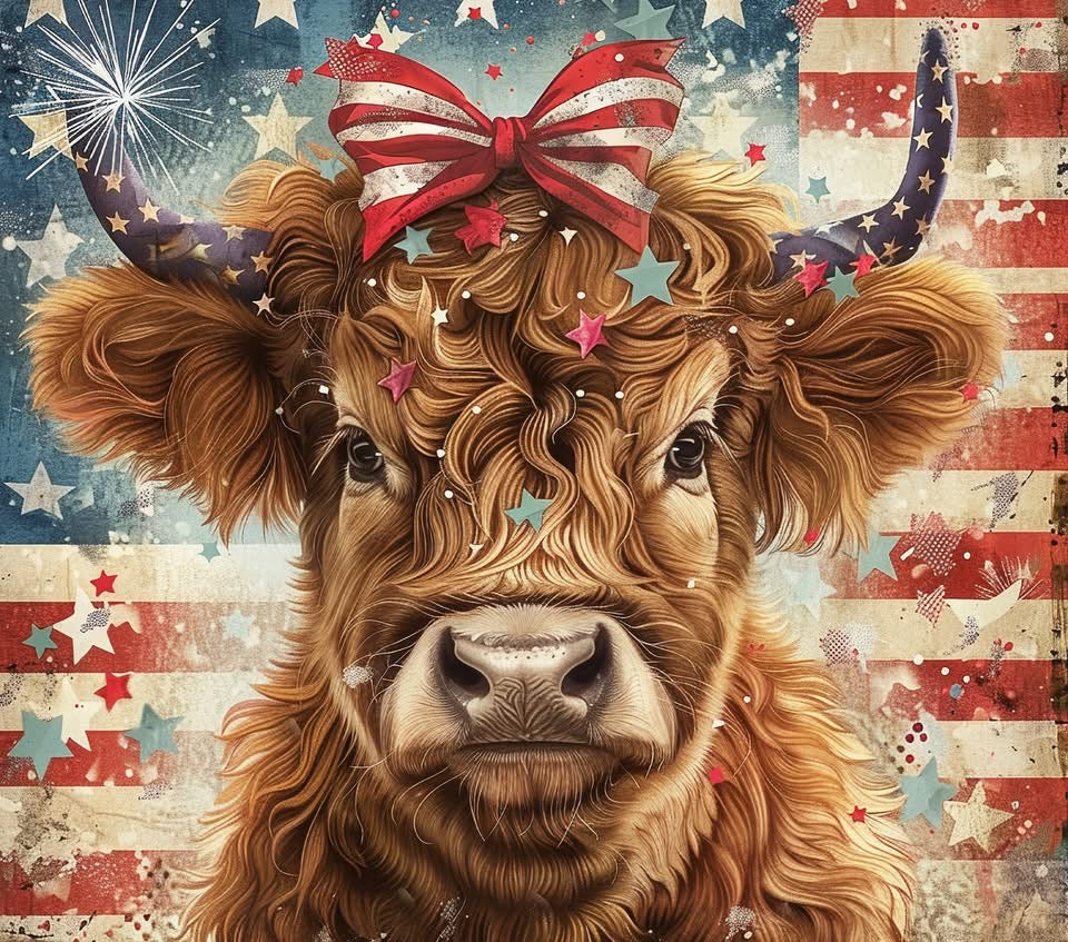 20 oz Tumbler - Highland Cow - 5