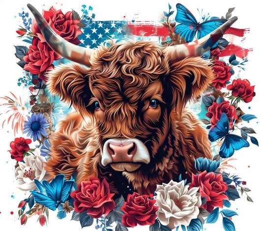 20 oz Tumbler - Highland Cow - 3