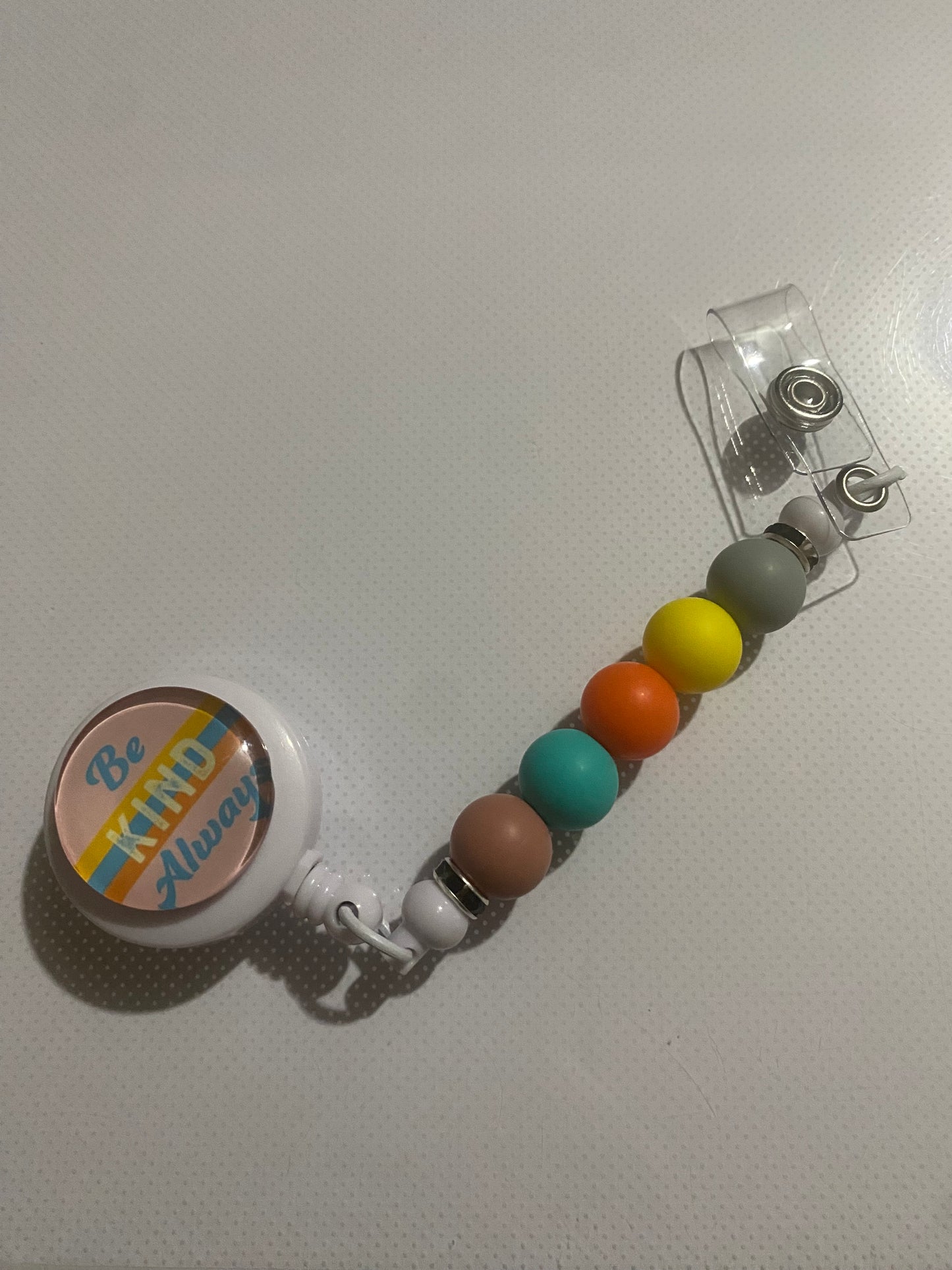 “Be Kind Always” badge reel holder- 2