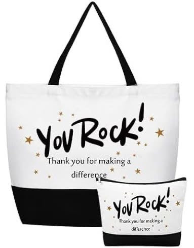You Rock - Tote bag and makeup pouch