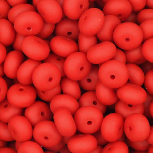 14MM ABACUS BEAD TOMATO #25