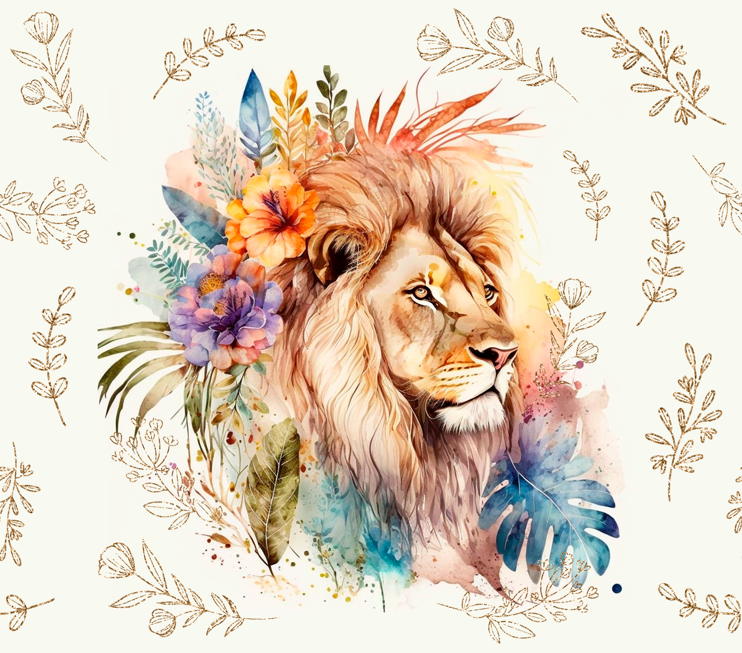 LION AND FEATHERS ~ 20 oz TUMBLER