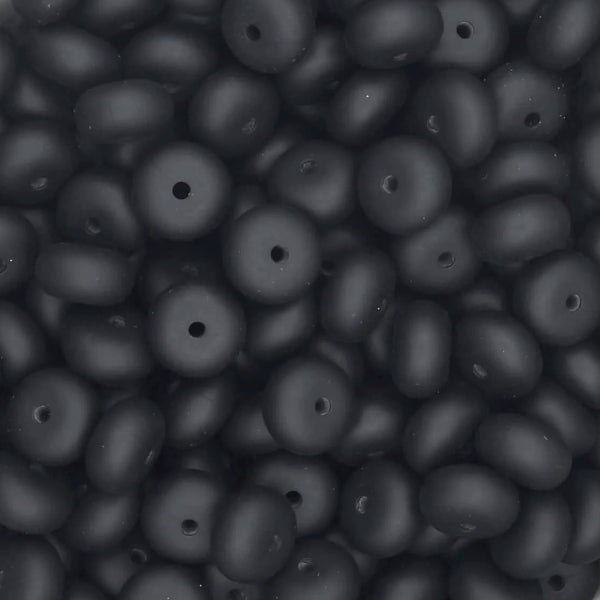 14MM ABACUS BEAD BLACK #27