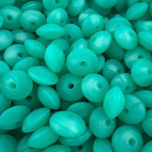 #212 12MM LENTIL FIJI MARBLE (1ct)