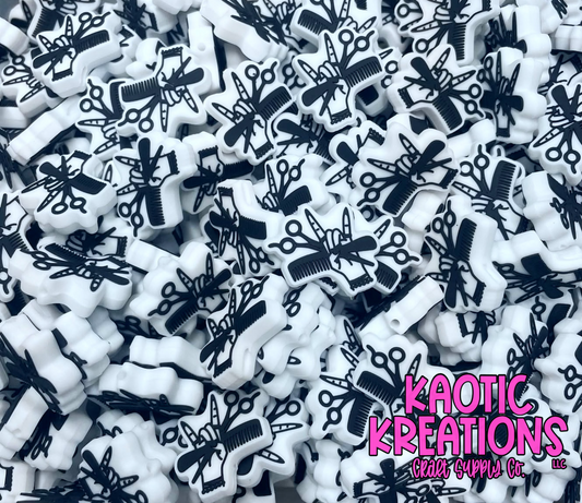 *EXCLUSIVE DESIGN* ROCKER CHICK HAIR STYLIST SILICONE FOCAL (1ct)