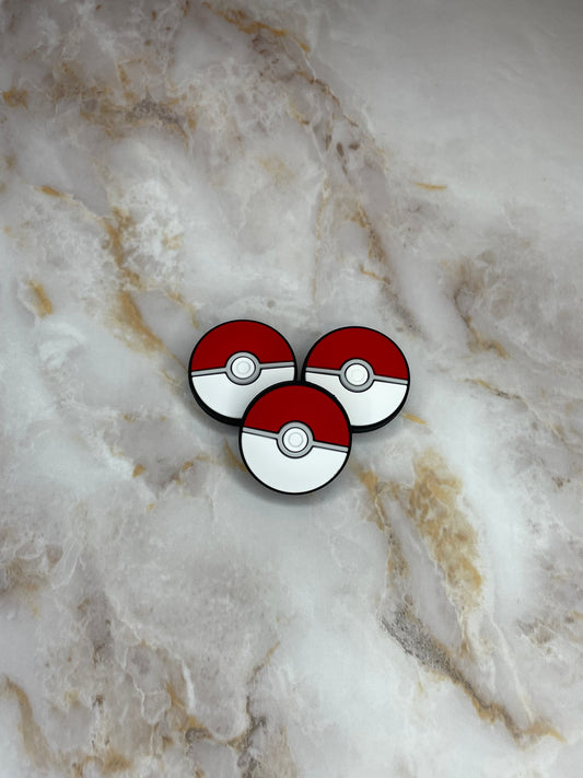 RED/WHITE BALL SILICONE FOCAL D187 (1ct)