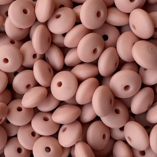 #74 12MM LENTIL DUSTY ROSE (1ct)