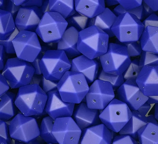 14MM HEXAGON INDIGO #2 (1ct)