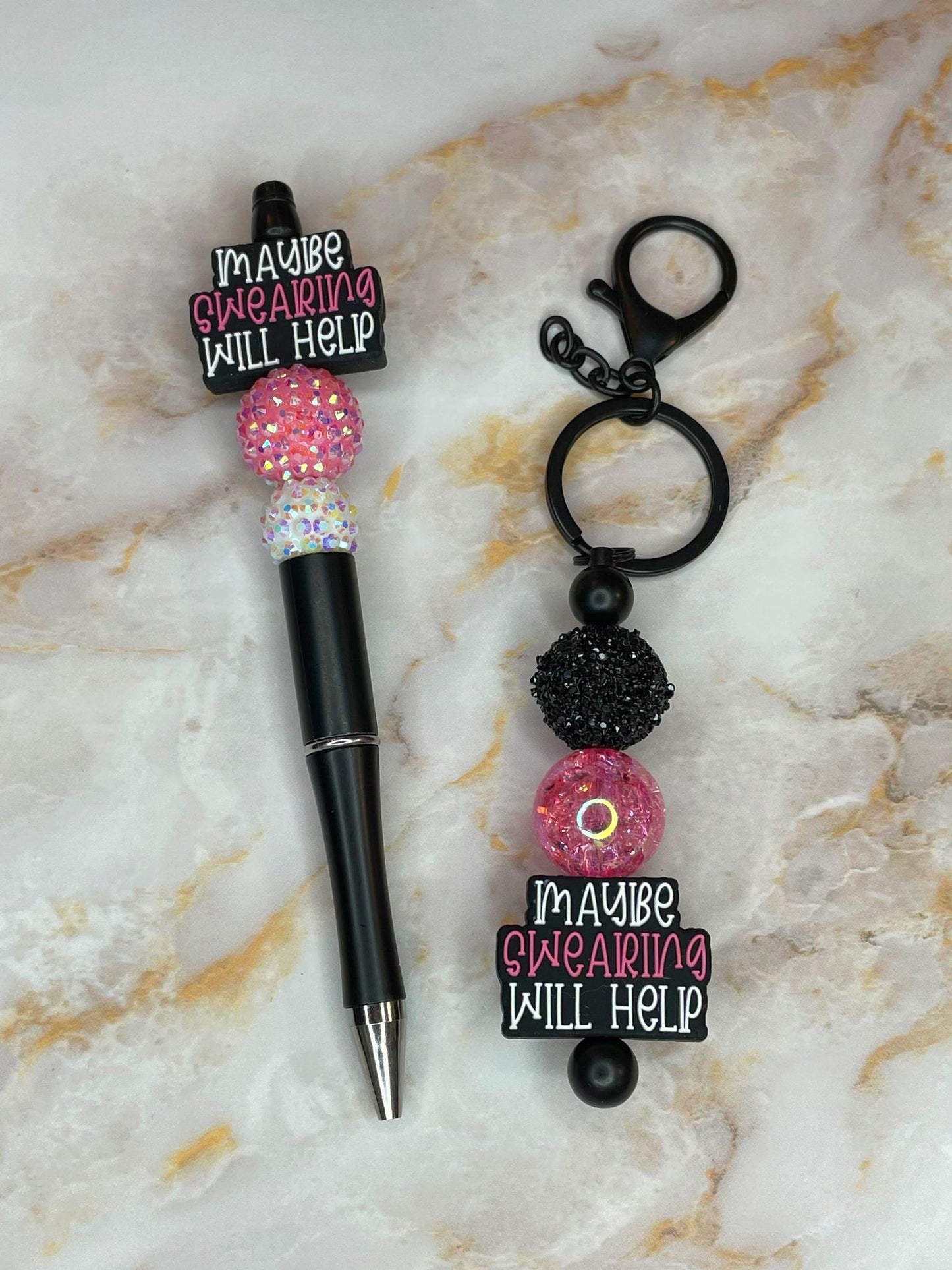 *EXCLUSIVE DESIGN* MAYBE SWEARING WILL HELP SILICONE FOCAL (1ct)