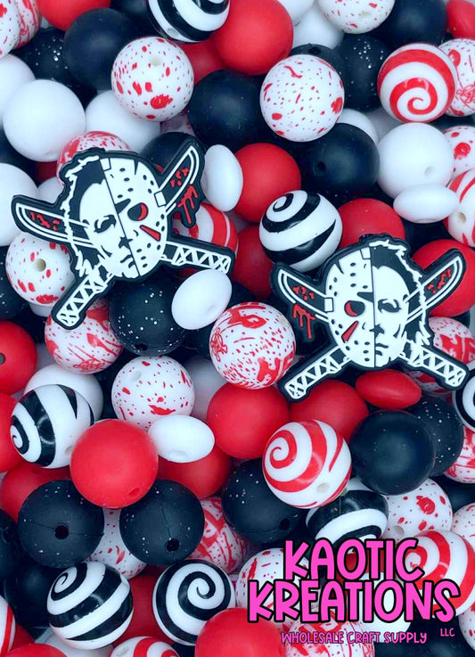 SILICONE BEAD MIX #25 (28ct)