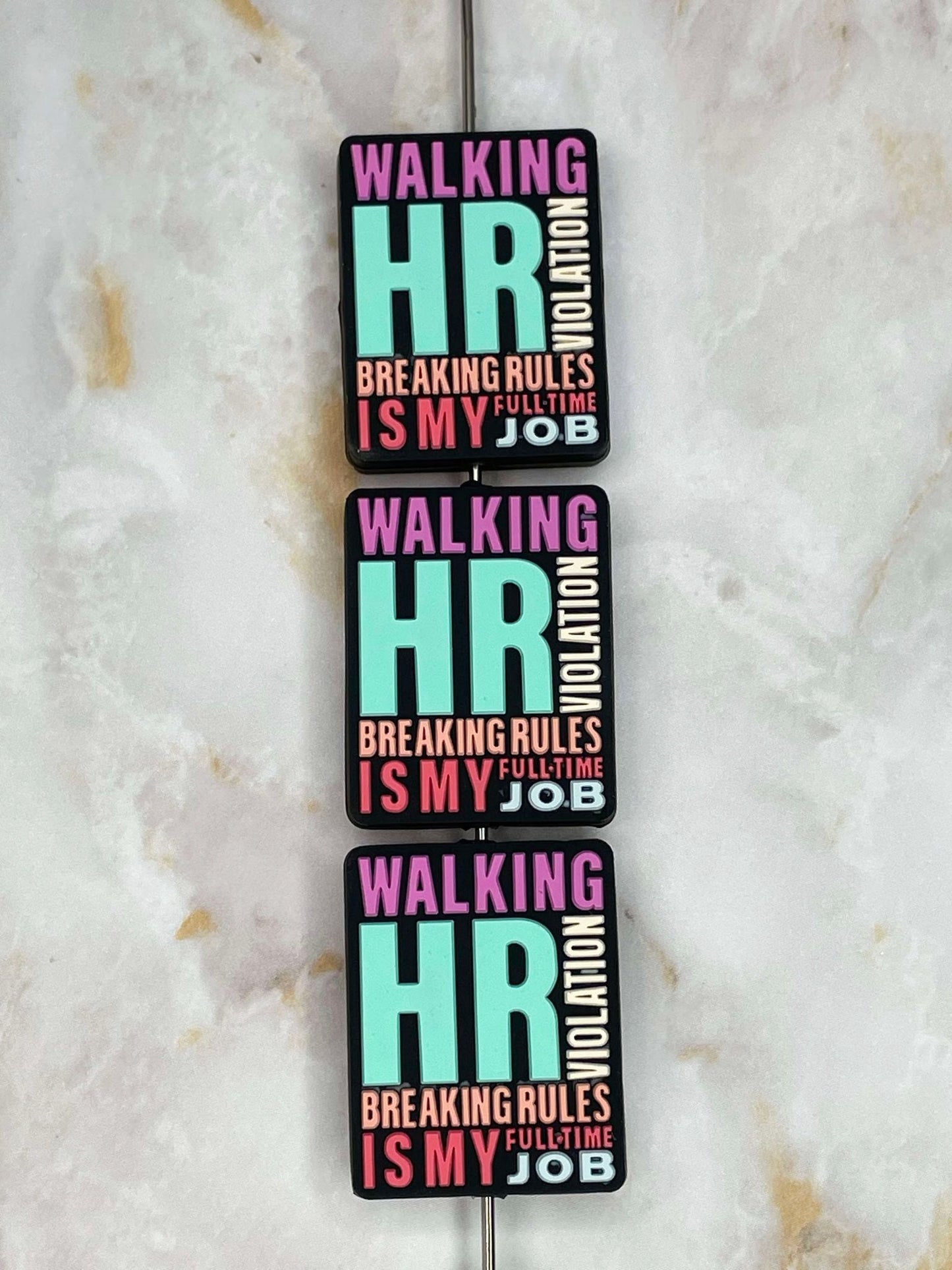 WALKING HR VIOLATION COLORFUL SILICONE FOCAL D399 (1ct)