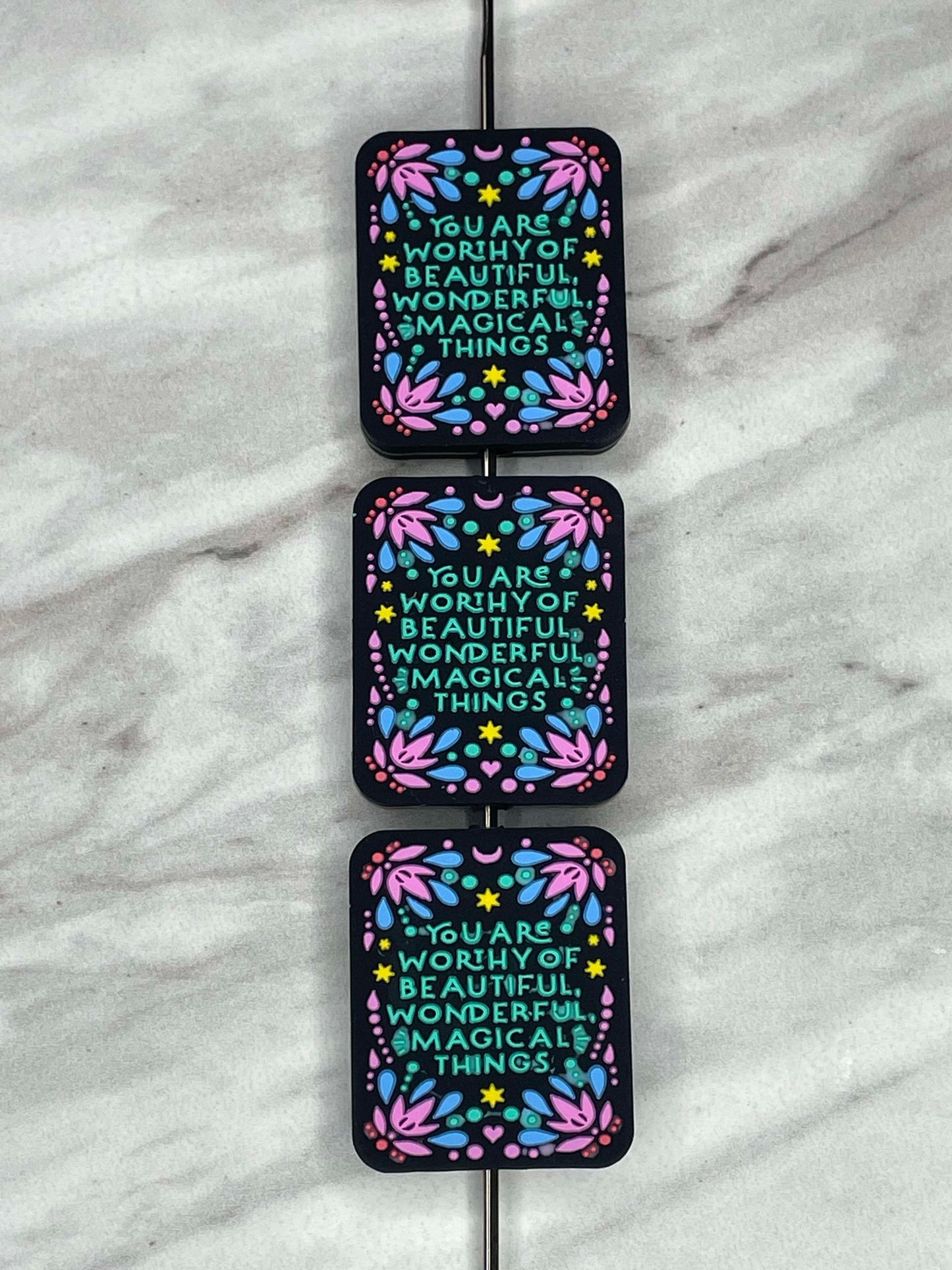 YOU ARE WORTHY SILICONE FOCAL D132 (1ct)