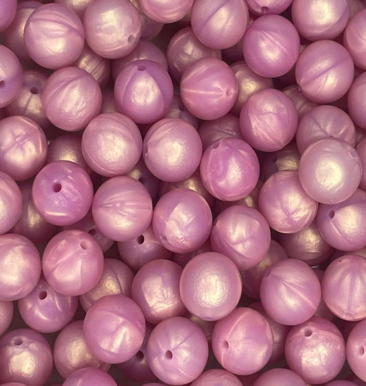 #65 PINK MARBLE 15MM SOLID (1ct)