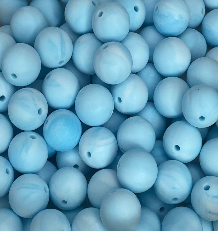 #238 SKY MARBLE 15MM SOLID (1ct)