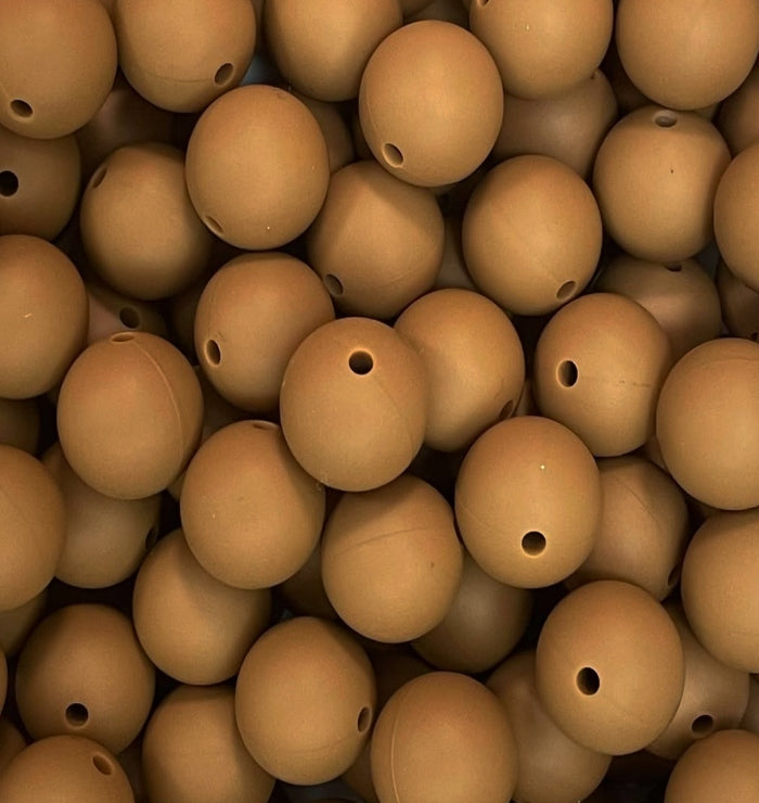 #231 GINGERBREAD 15MM SOLID (1ct)