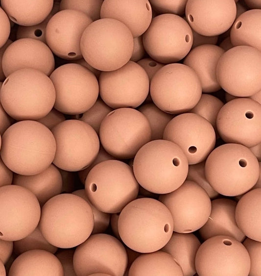 #245 DESERT CORAL 15MM SOLID (1ct)