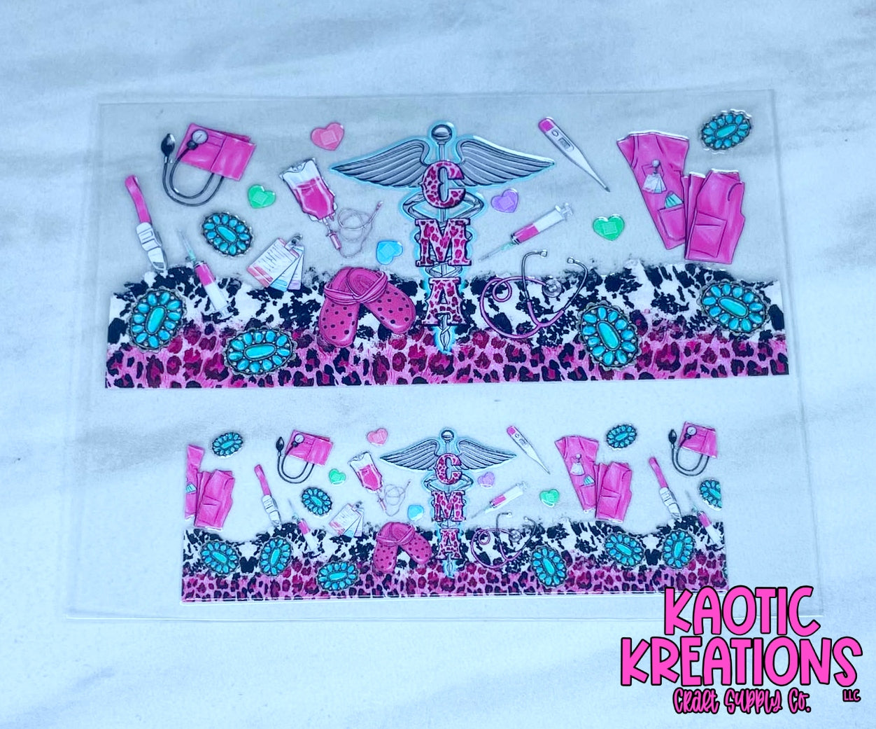 UV DTF MINI TUMBLER KEYCHAIN 3SK-101 WRAP T57 (1ct)