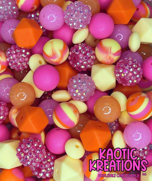 *KAELANN'S KREATION* CAROLINA SUNSET BEAD MIX #11 (45ct)