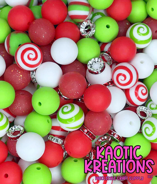 SILICONE BEAD MIX #37 (24ct)