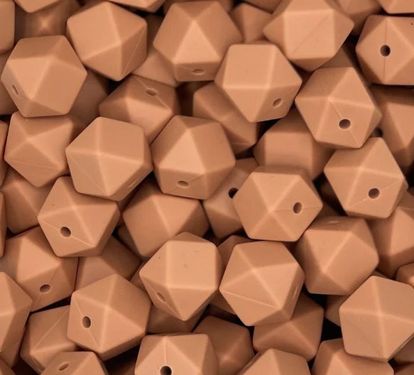 14MM HEXAGON TANNED HIDE #75 (1ct)