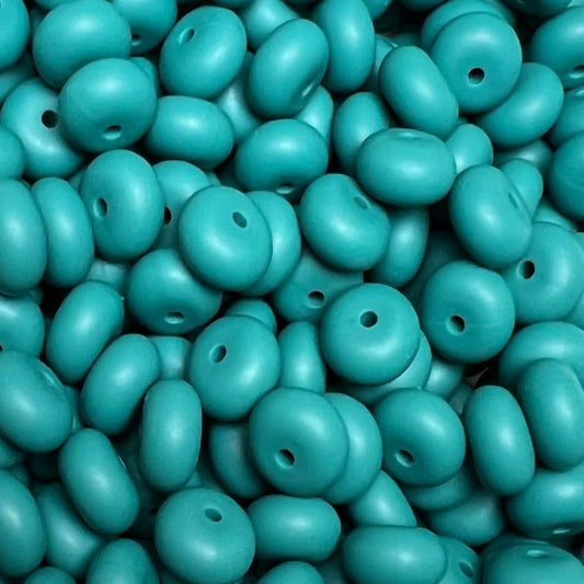 14MM ABACUS BEAD SEAWEED #28