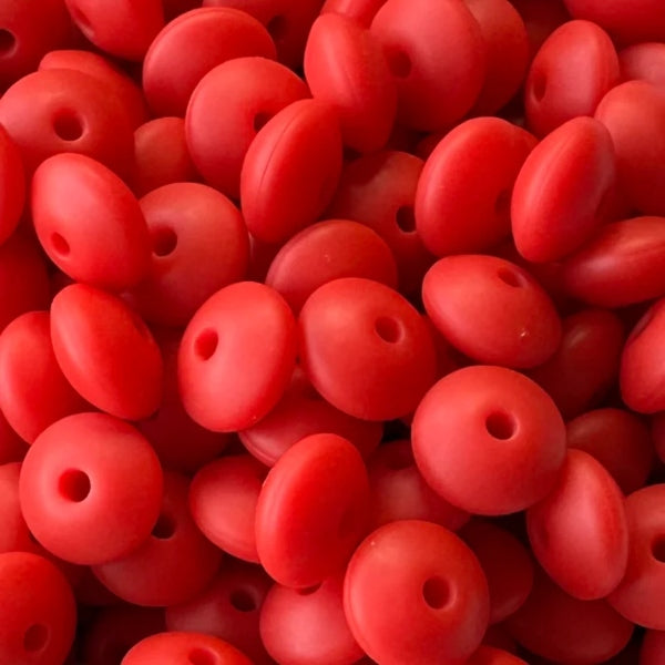 #90 12MM LENTIL CHERRY BOMB (1ct)