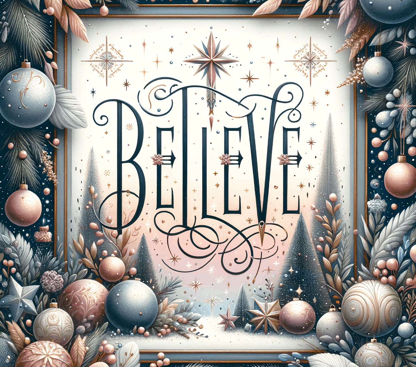 BELIEVE IN THE MAGIC OF CHRISTMAS ~ 20 oz TUMBLER