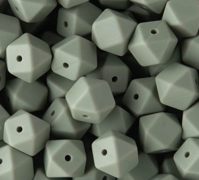 14MM HEXAGON FRESH EUCALYPTUS #104 (1ct)