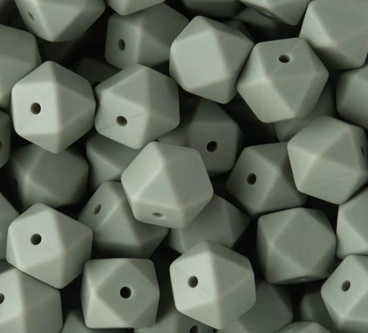 14MM HEXAGON FRESH EUCALYPTUS #104 (1ct)